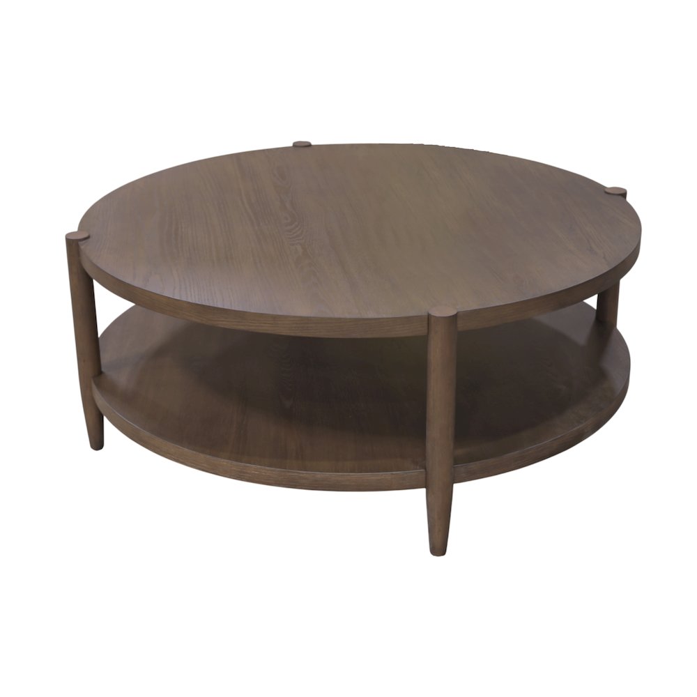 SInclair Round Coffee Table, Walnut. Picture 7