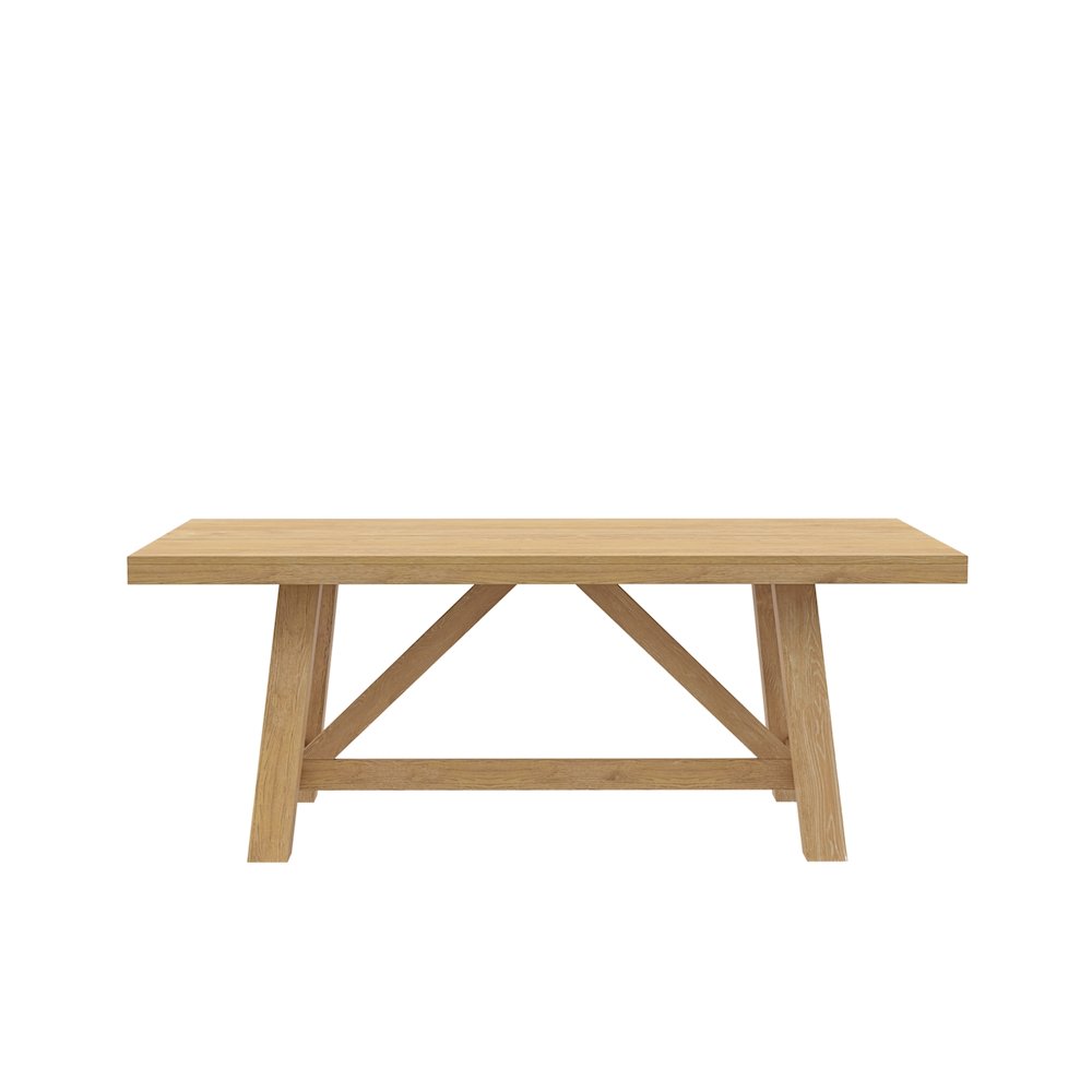 Eleanor Trestle Dining Table, Natural. Picture 3