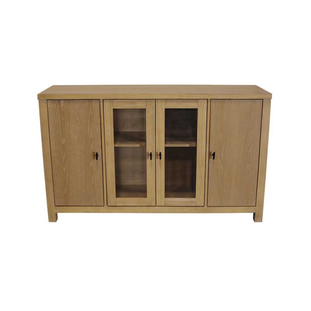 Eleanor Glass & Wood Sideboard. Picture 4