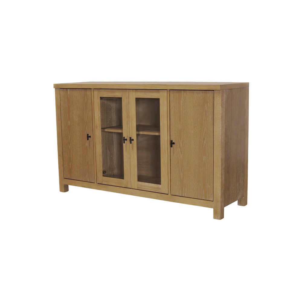 Eleanor Glass & Wood Sideboard. Picture 5
