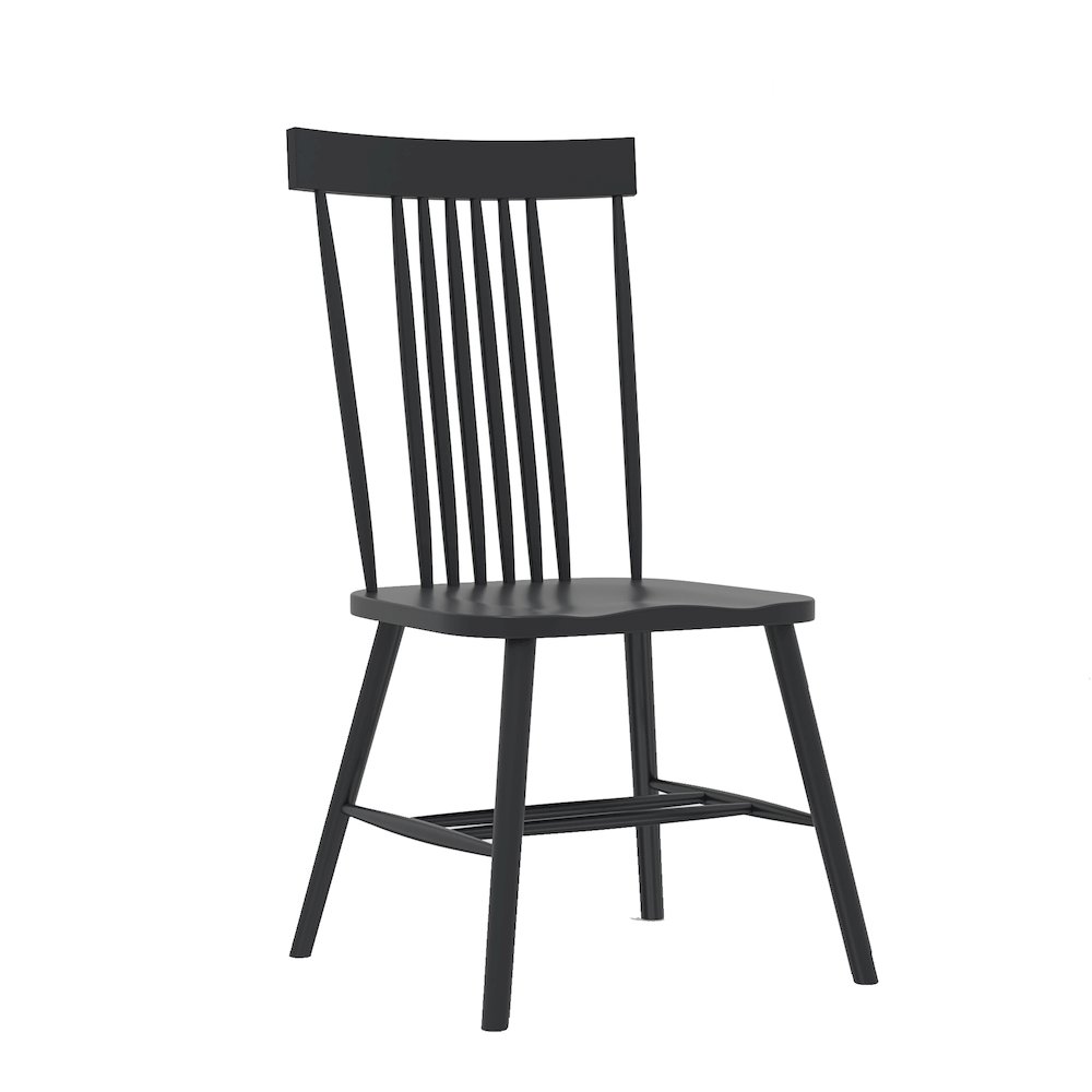 Eleanor Side Chair, Black. Picture 1
