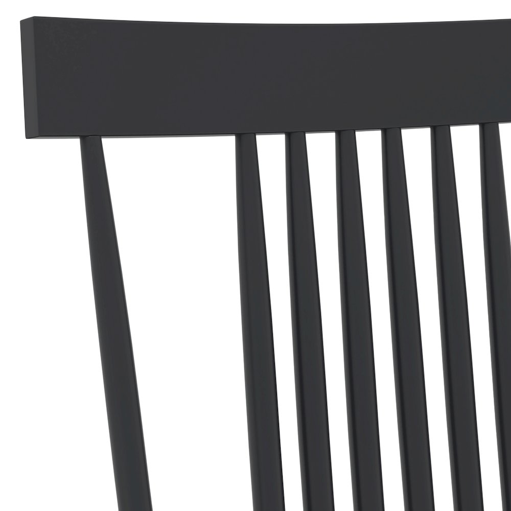 Eleanor Side Chair, Black. Picture 8