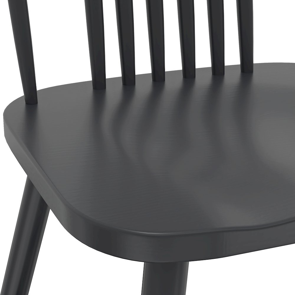 Eleanor Side Chair, Black. Picture 9