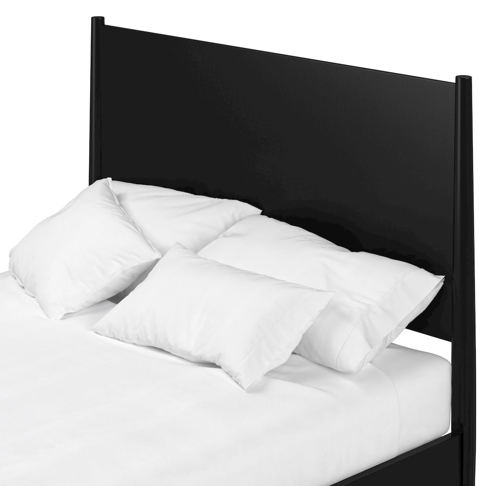 Flynn Full Platform Bed, Black. Picture 9