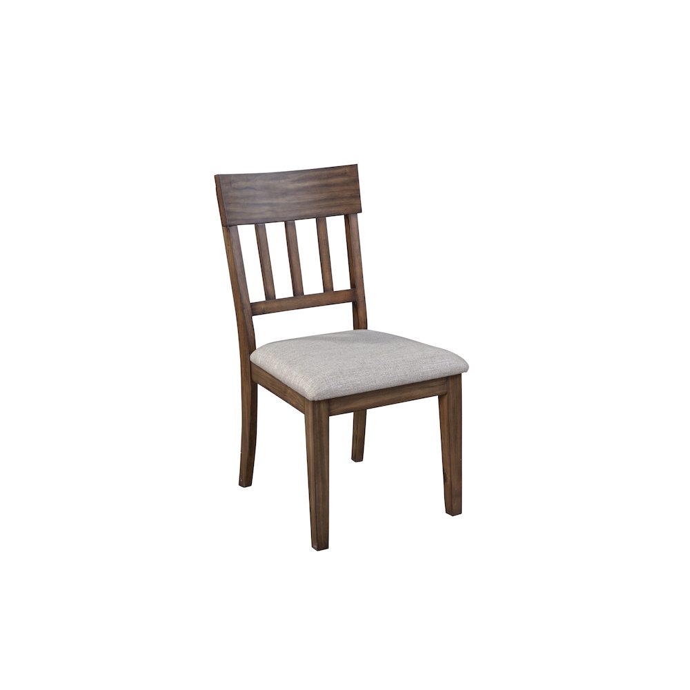 "Donham Set of 2 Side Chairs, Brown". Picture 3