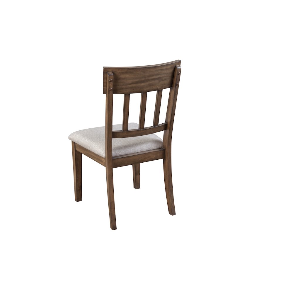 "Donham Set of 2 Side Chairs, Brown". Picture 5