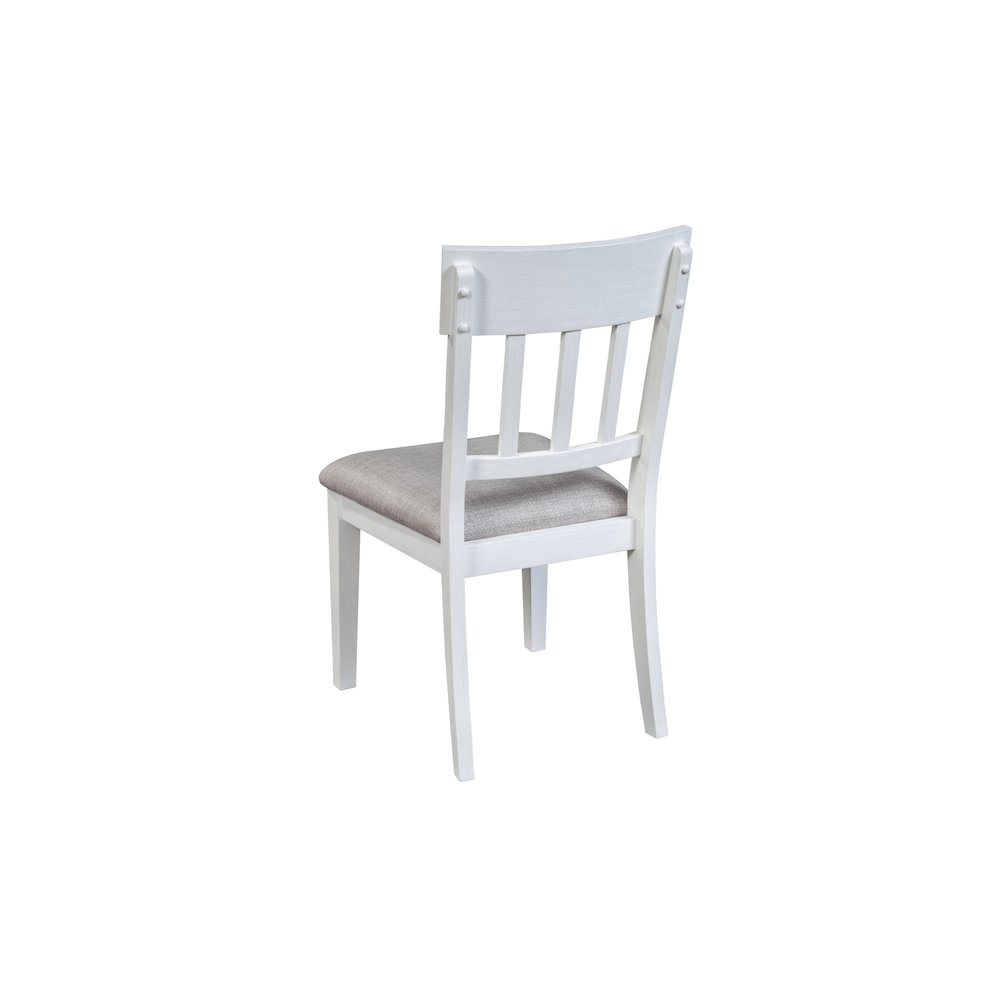 Donham Set of 2 Side Chairs, White. Picture 5