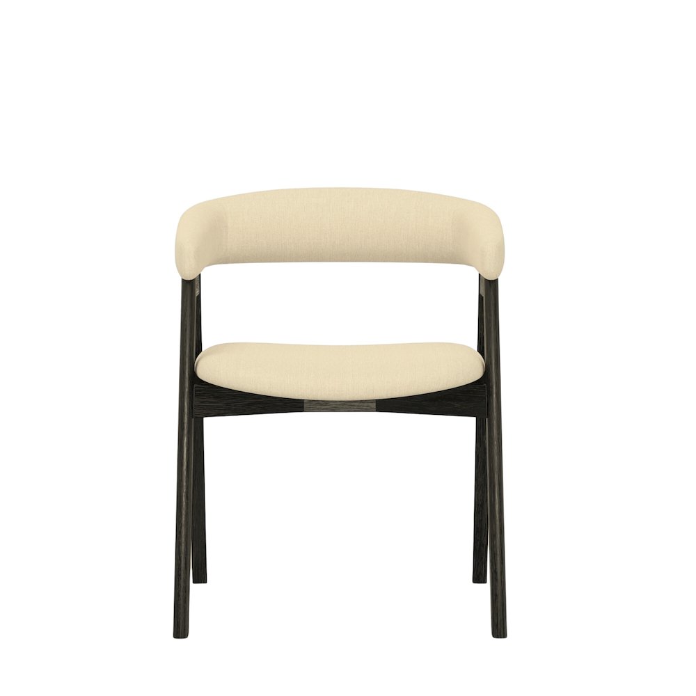 Cove Curved Back Chairs, Vintage Black (Set of 2). Picture 4