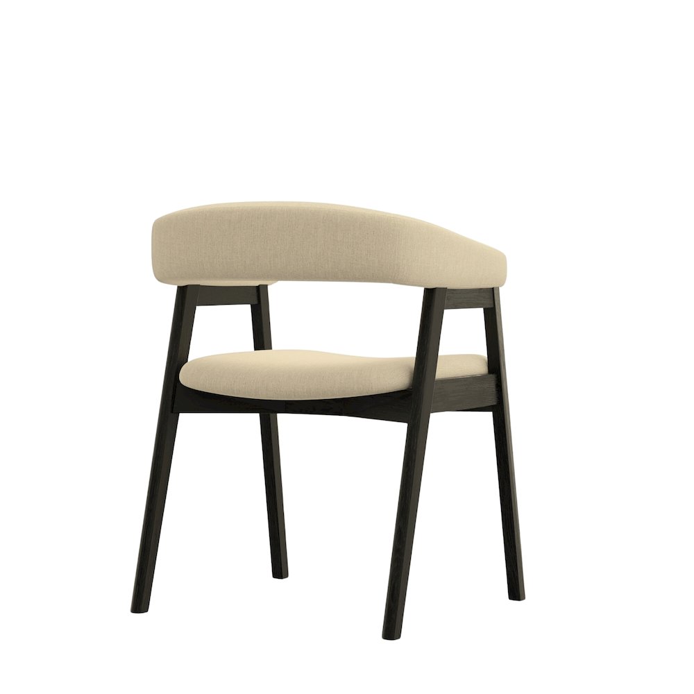 Cove Curved Back Chairs, Vintage Black (Set of 2). Picture 6