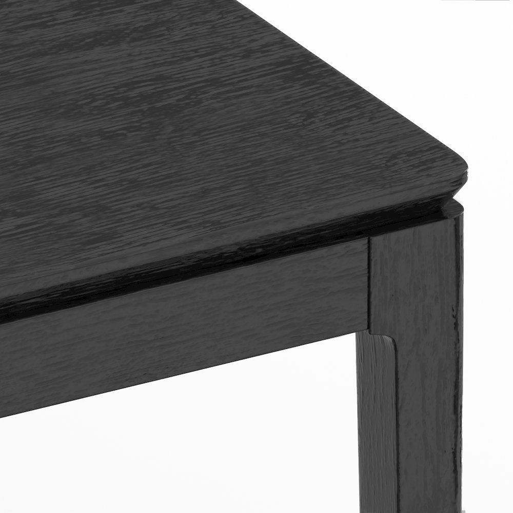 Cove Rectangular Dining Table, Vintage Black. Picture 9