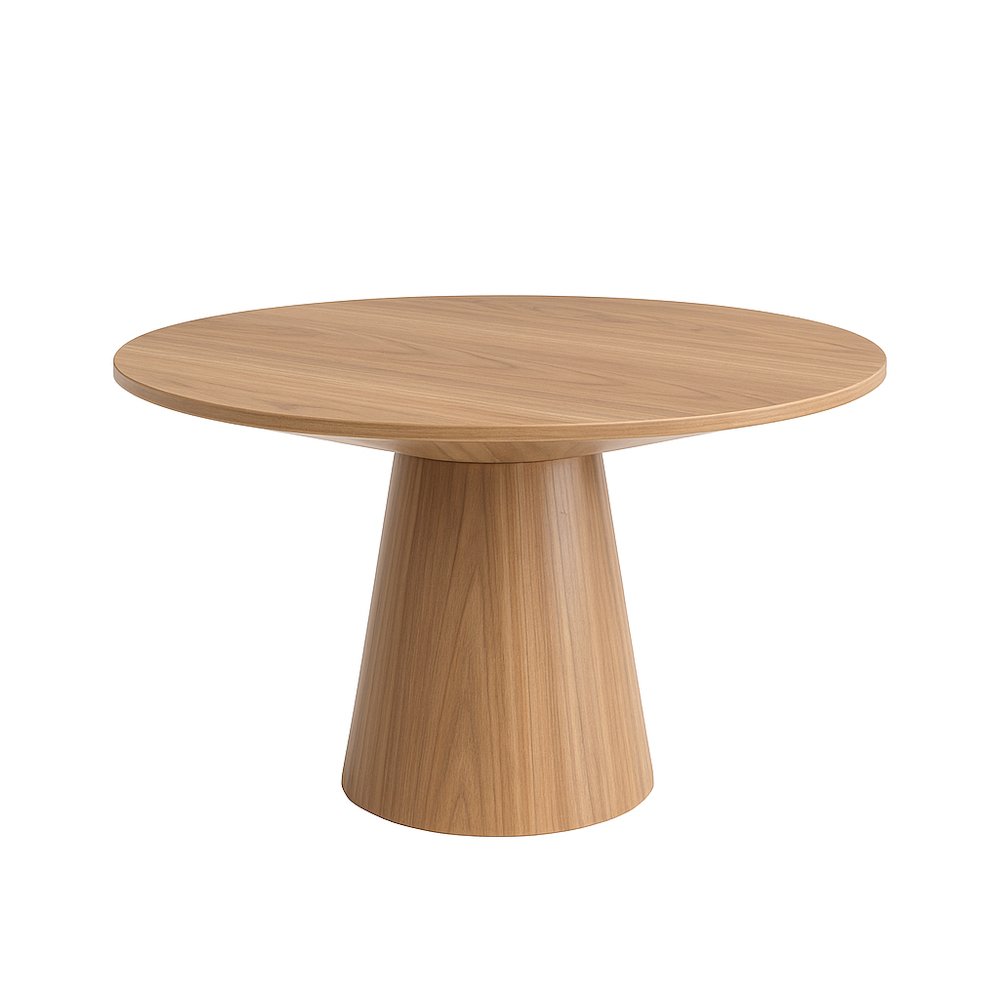 Cove Round Dining Table, Natural. Picture 1