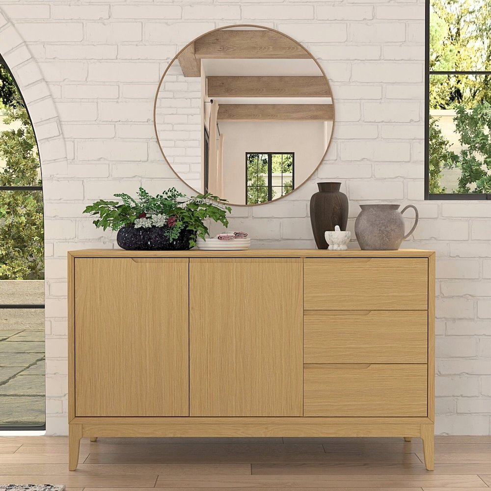 Cove Server, Light Oak. Picture 2