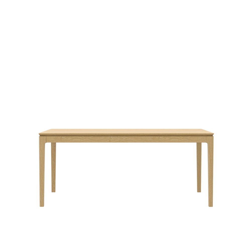 Cove Rectangular Dining Table, Light Oak. Picture 5