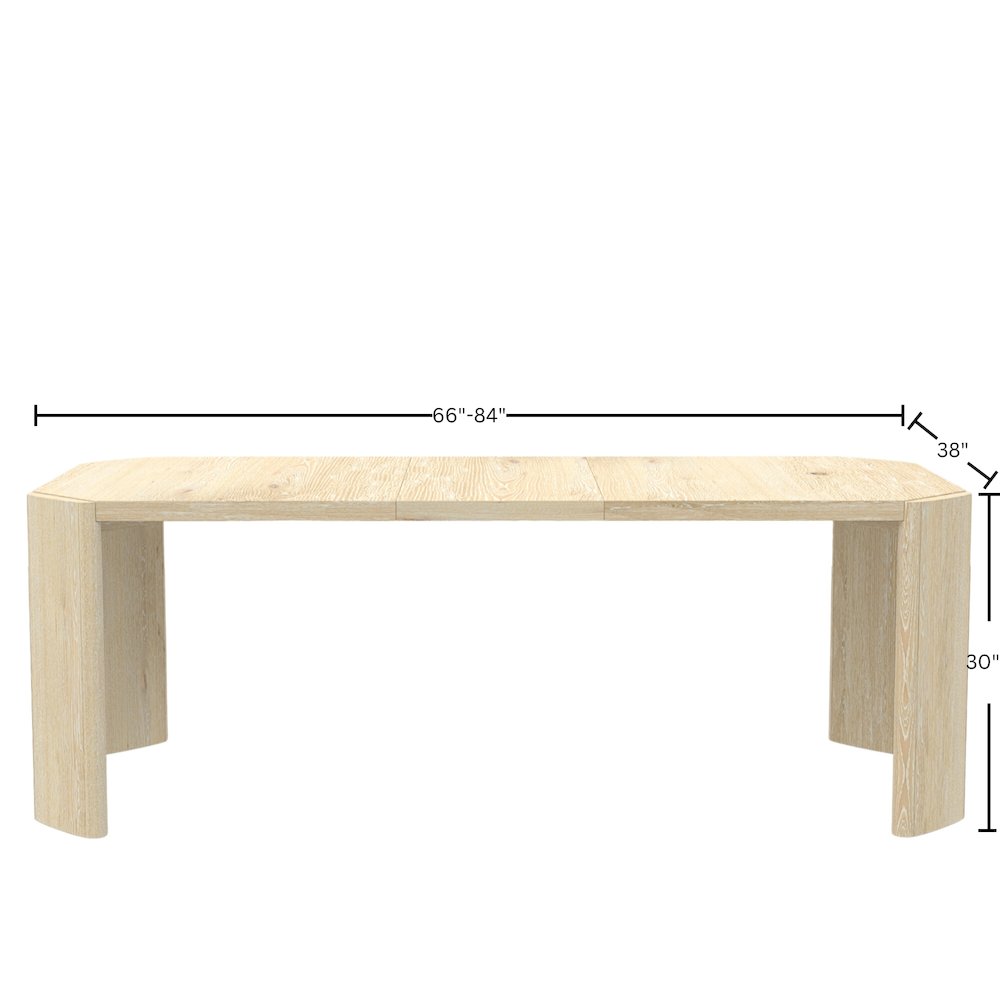 Sloane Extension Dining Table, Driftwood. Picture 1