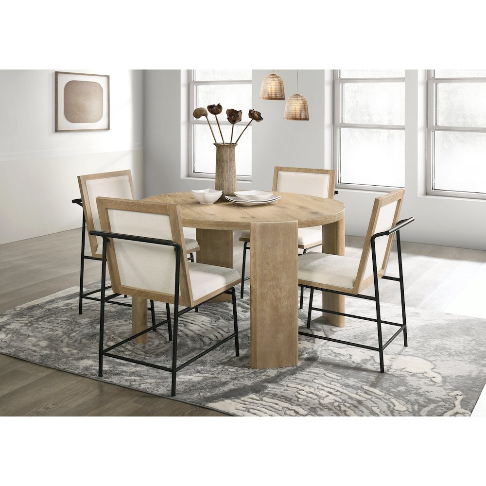Sloane Round Dining Table, Driftwood. Picture 2
