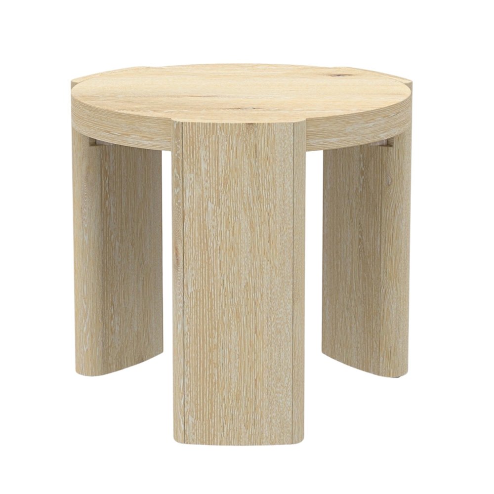 Sloane 20" Round End Table, Driftwood. Picture 4