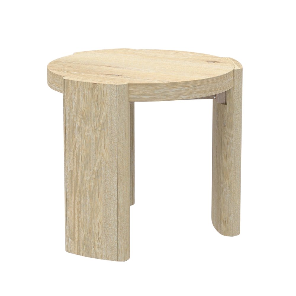 Sloane 20" Round End Table, Driftwood. Picture 5