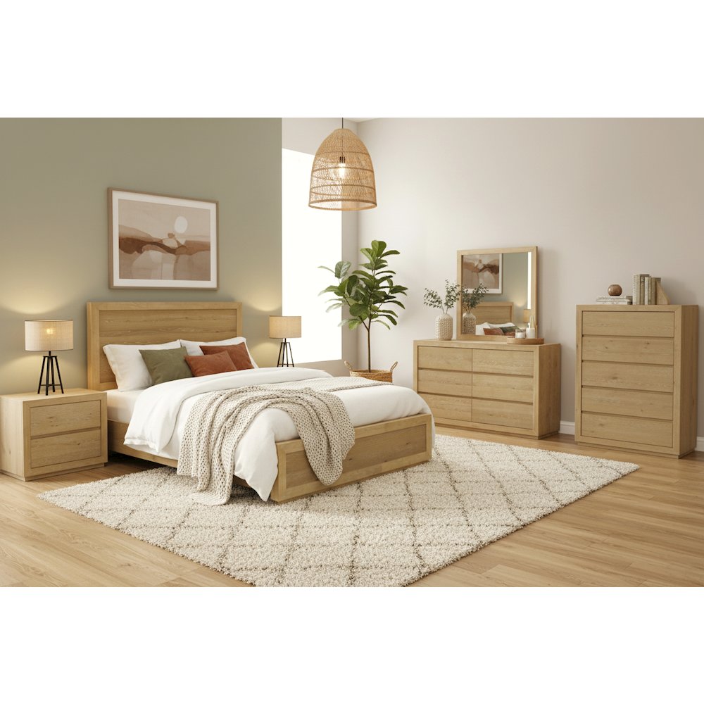 Harper Six Drawer Dresser. Picture 4