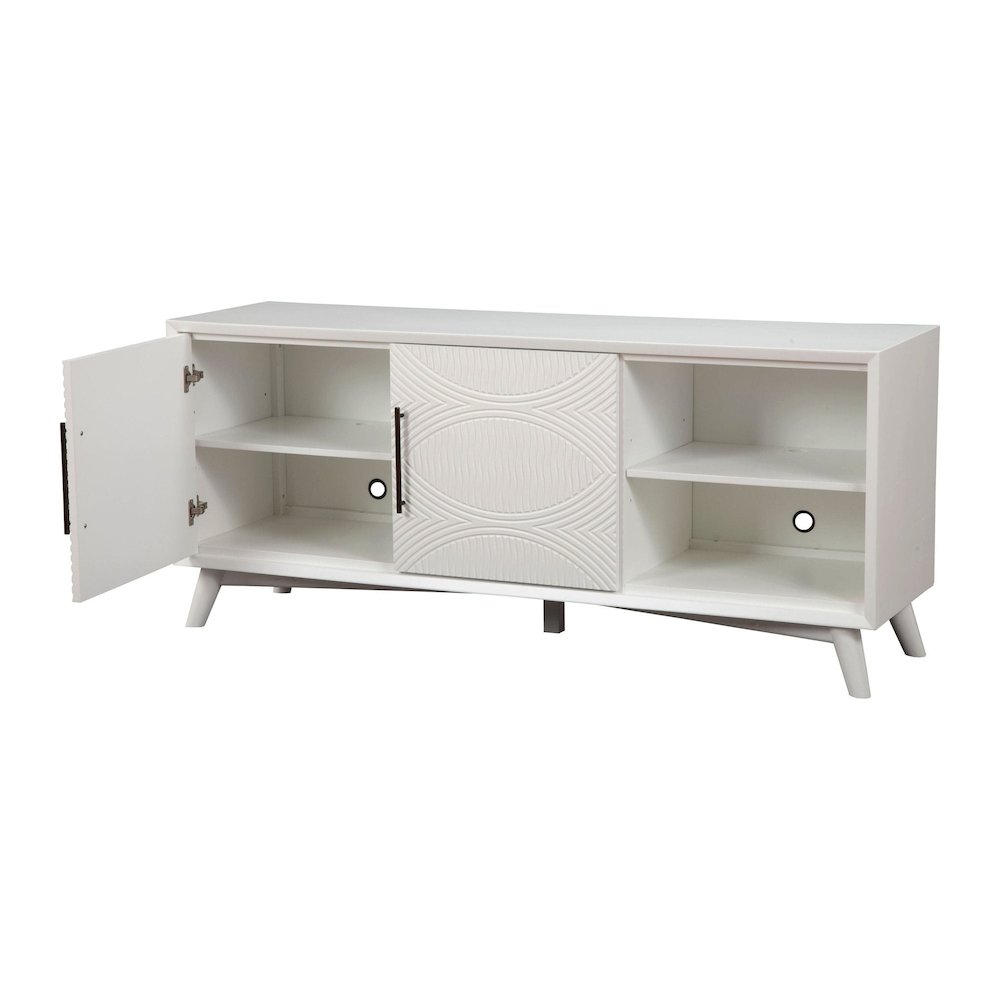 Tranquility TV Console, White. Picture 1