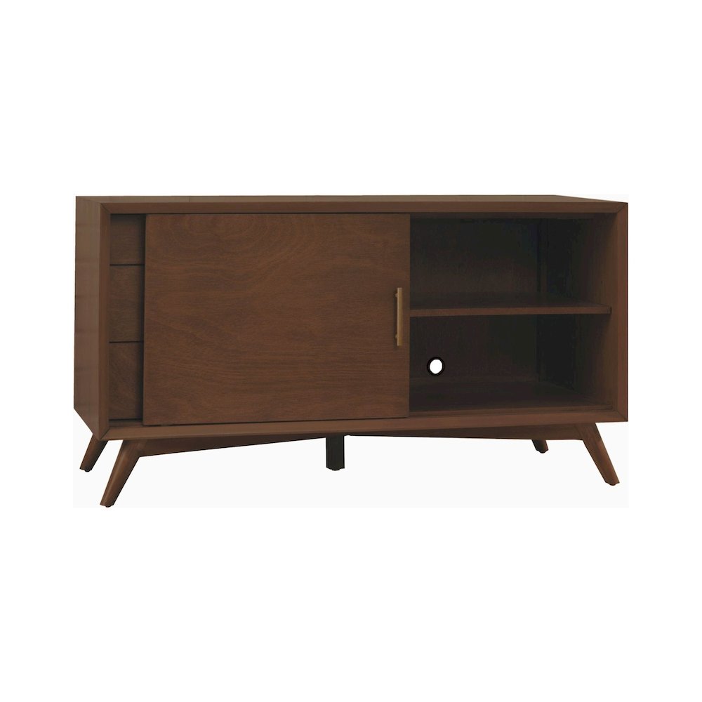 Flynn Small TV Console, Walnut. Picture 4