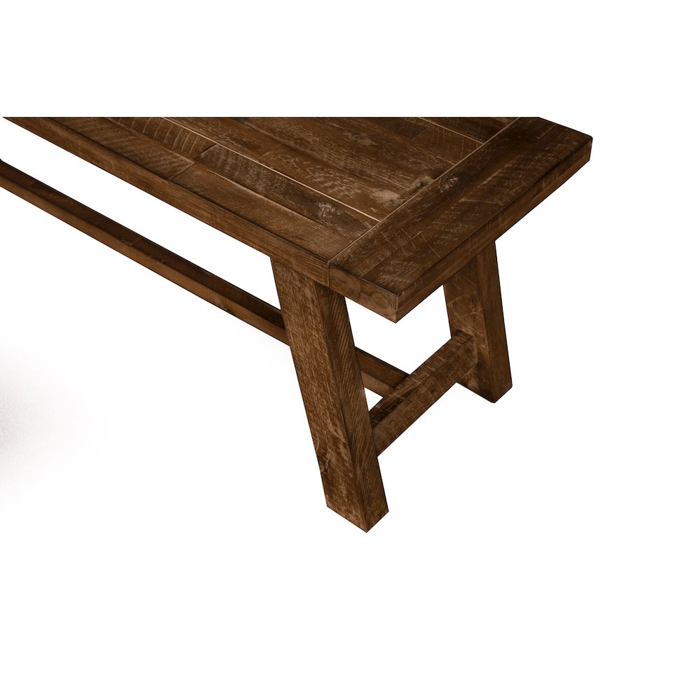 Newberry Bench, Medium Brown. Picture 5