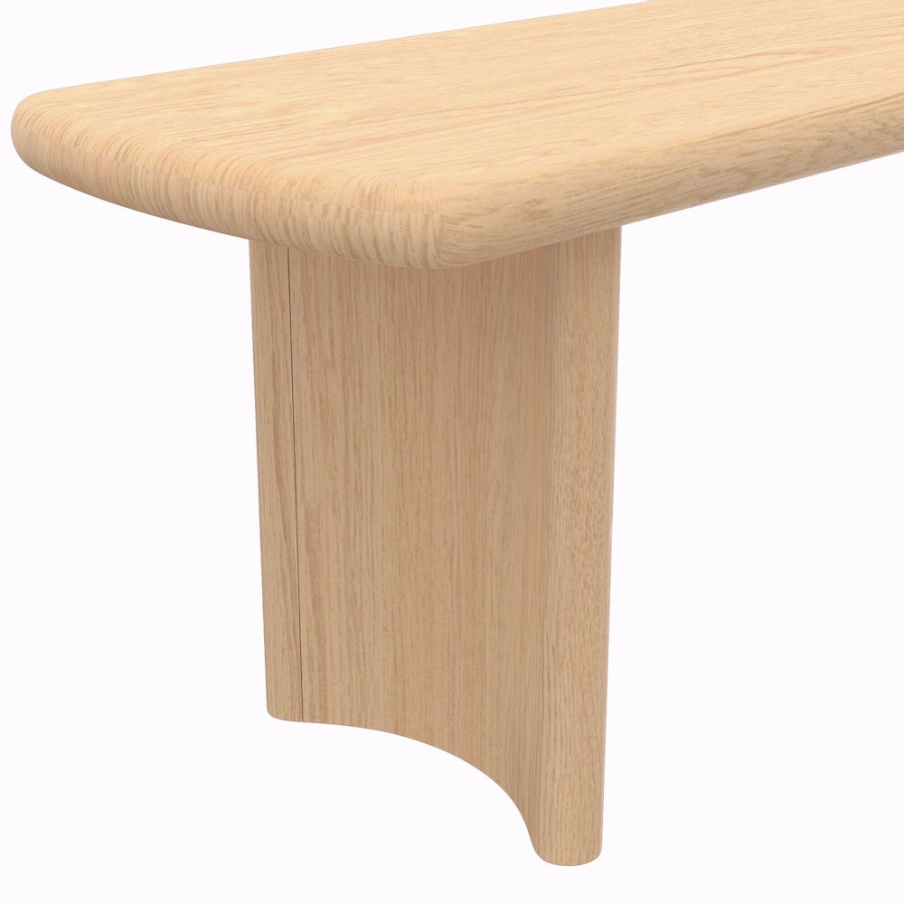 Gabrielle Bench, Light Oak. Picture 7