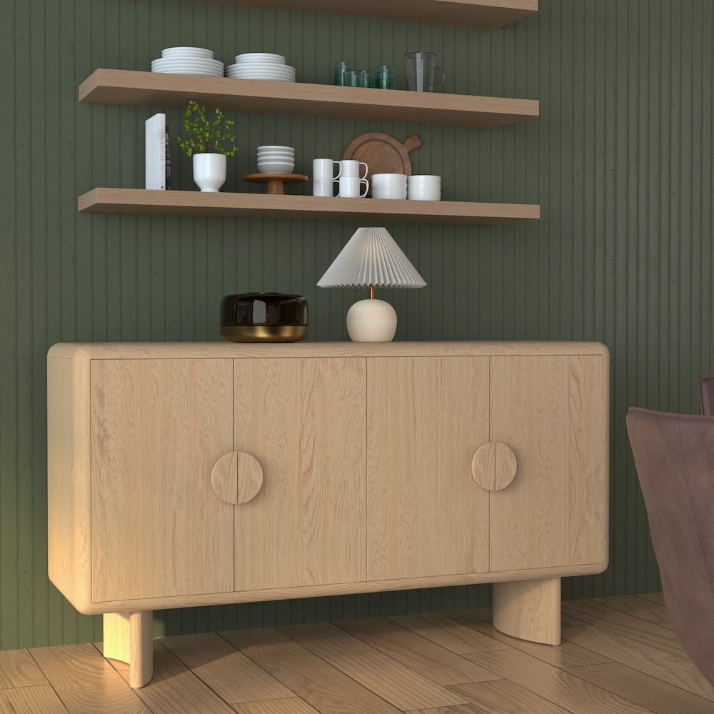 Gabrielle Sideboard, Light Oak. Picture 3