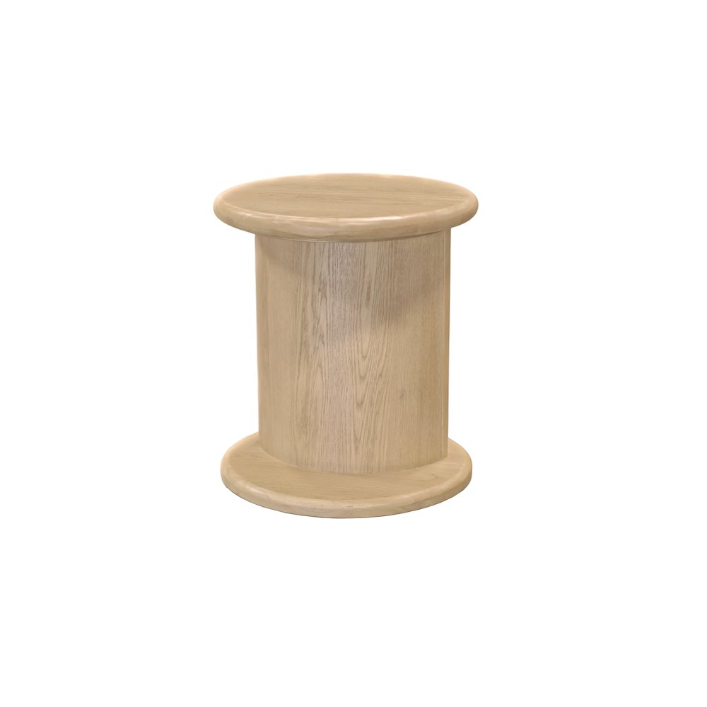 Gabrielle End Table, Light Oak. Picture 8