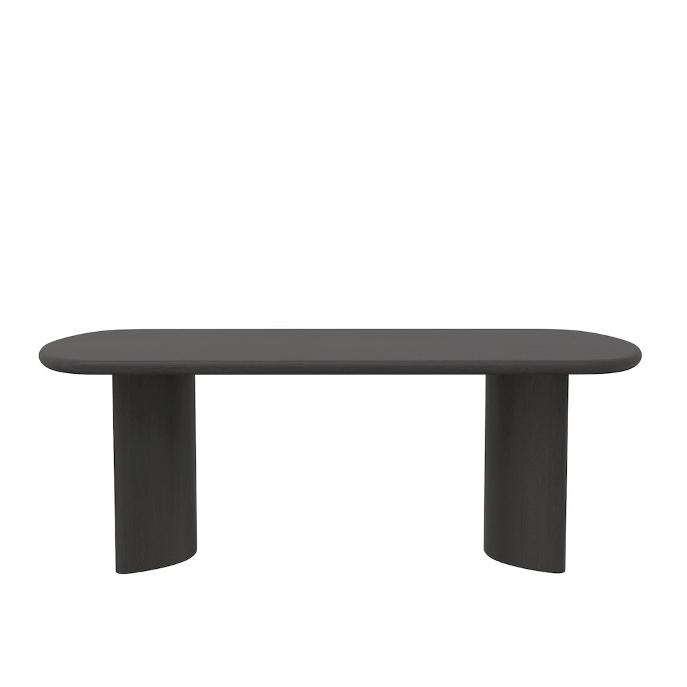 Gabrielle Dining Table, Black. Picture 4
