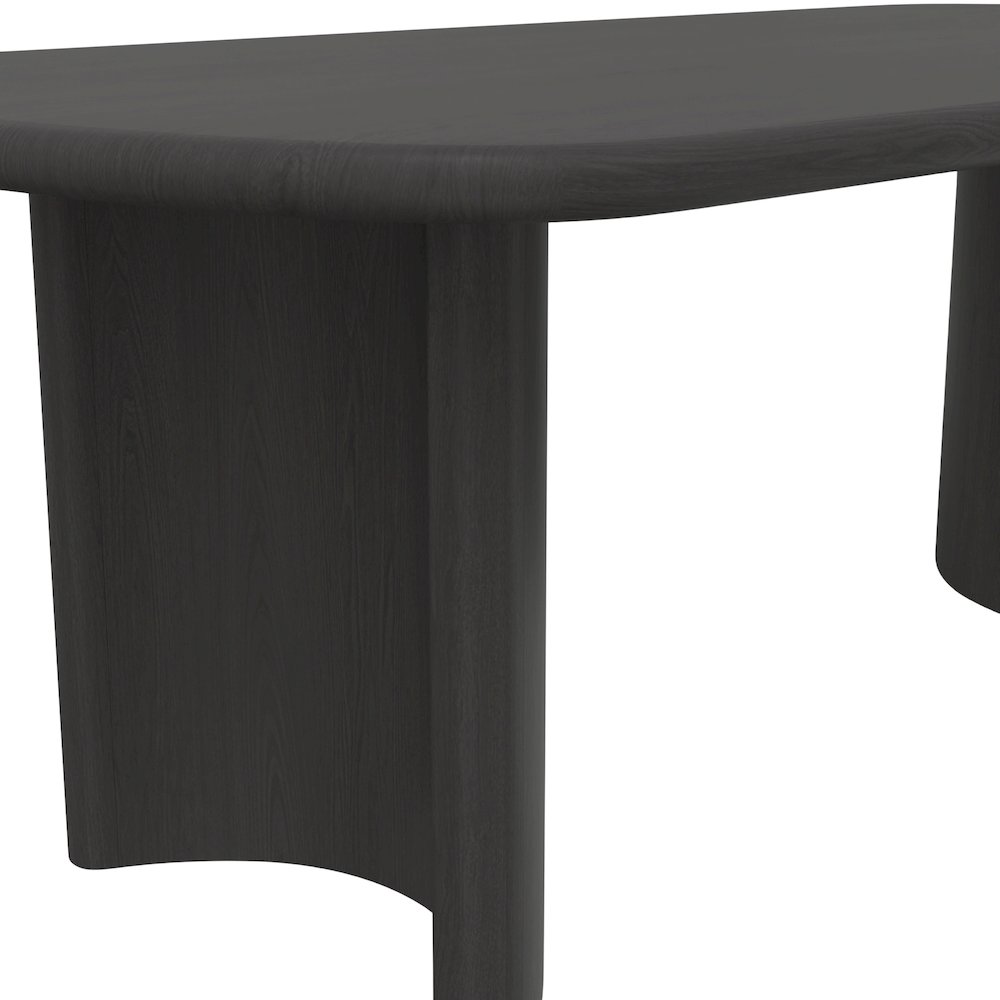 Gabrielle Dining Table, Black. Picture 5