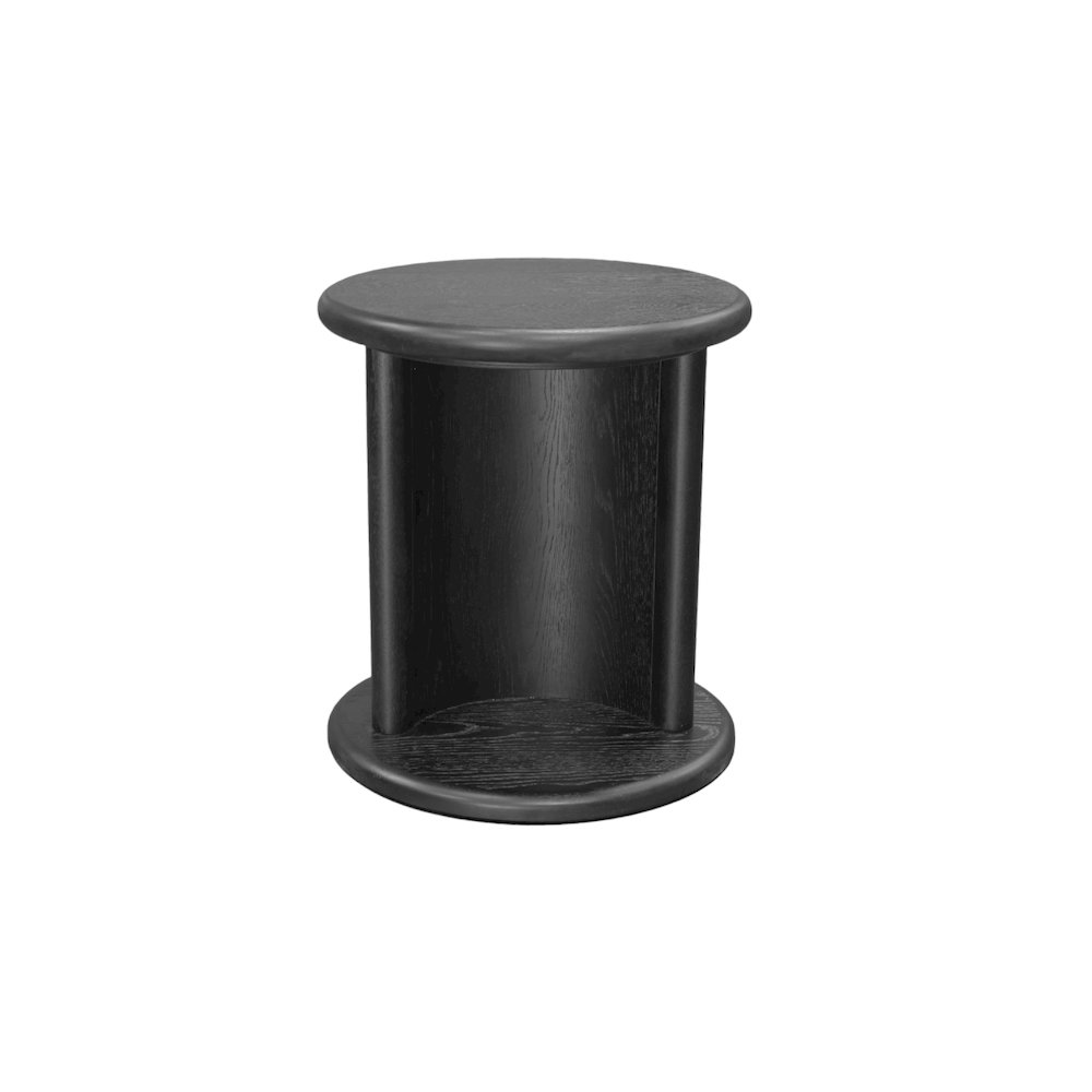 Gabrielle End Table, Black. Picture 1