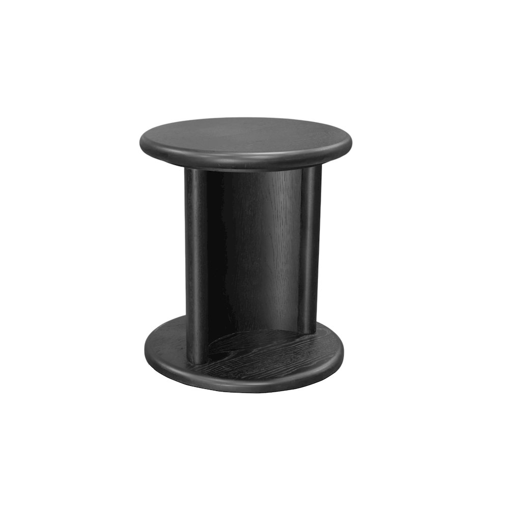 Gabrielle End Table, Black. Picture 7