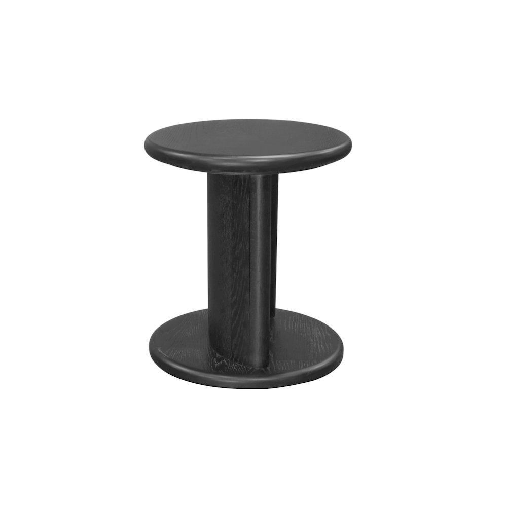 Gabrielle End Table, Black. Picture 8