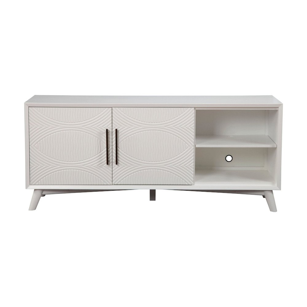 Tranquility TV Console, White. Picture 5