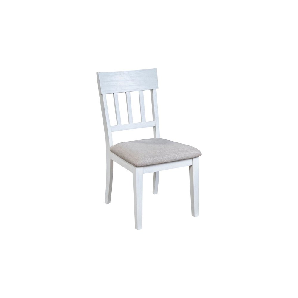 Donham Set of 2 Side Chairs, White. Picture 2