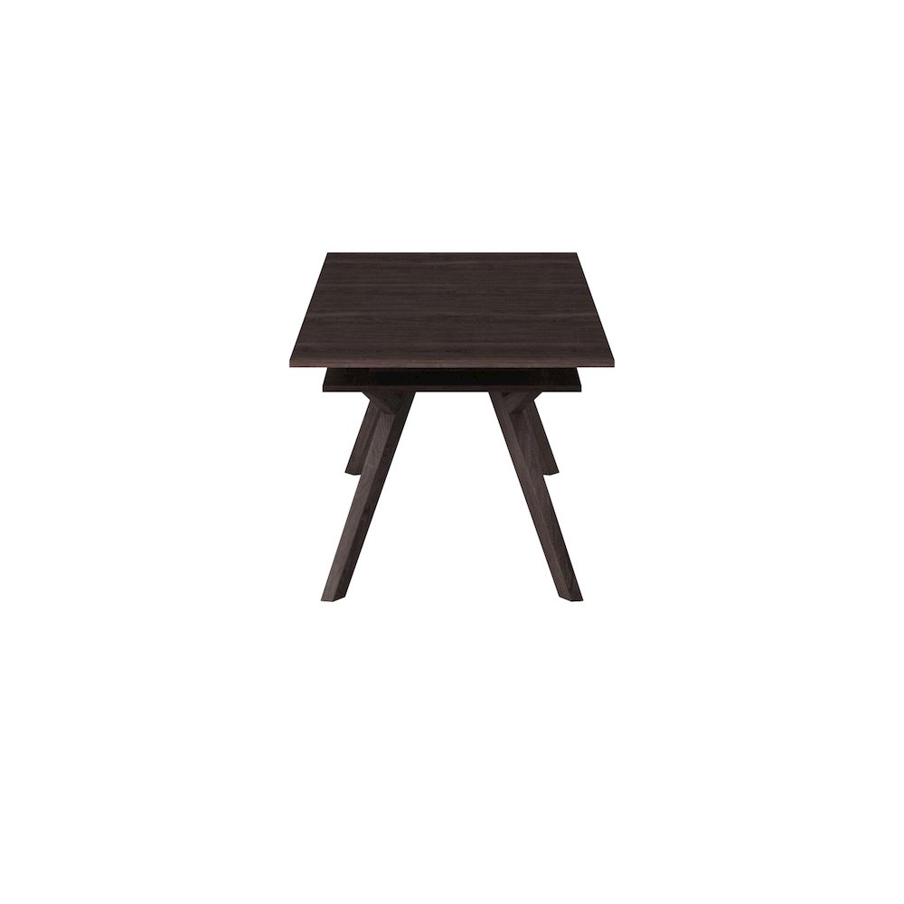 Lennox Rectangular Extension Dining Table, Dark Tobacco. Picture 10