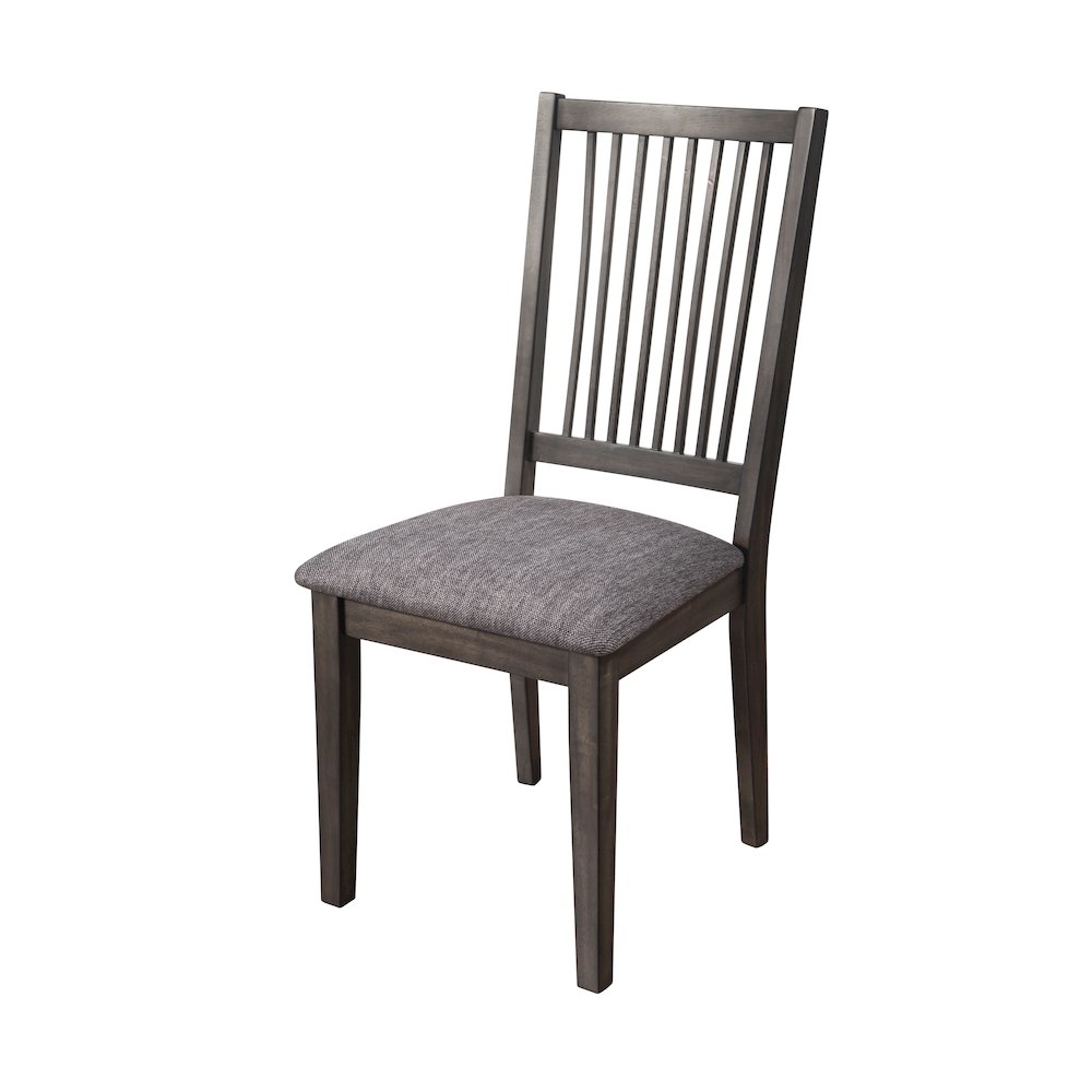 Lennox Set of 2 Side Chairs, Dark Tobacco. Picture 3