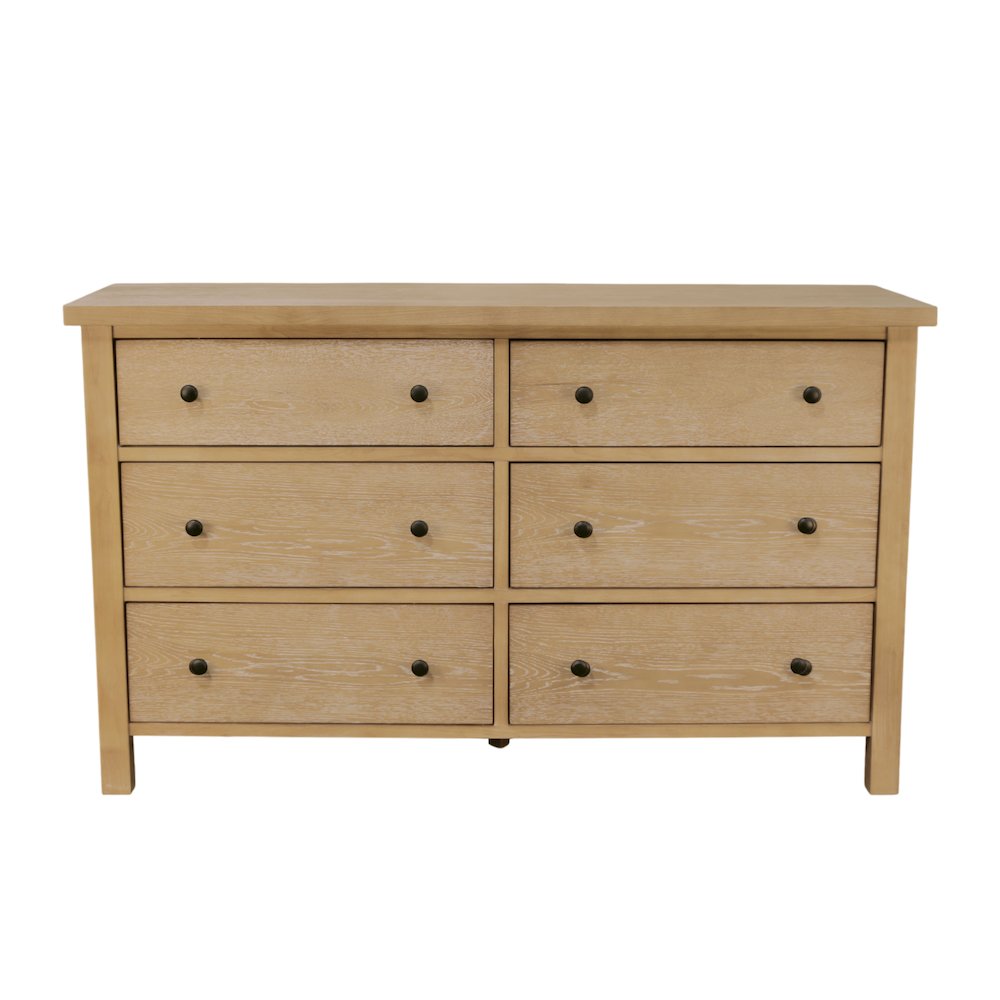 Emilia Six Drawer Dresser. Picture 3