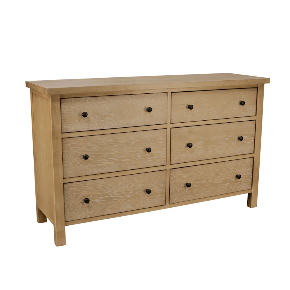 Emilia Six Drawer Dresser. Picture 4