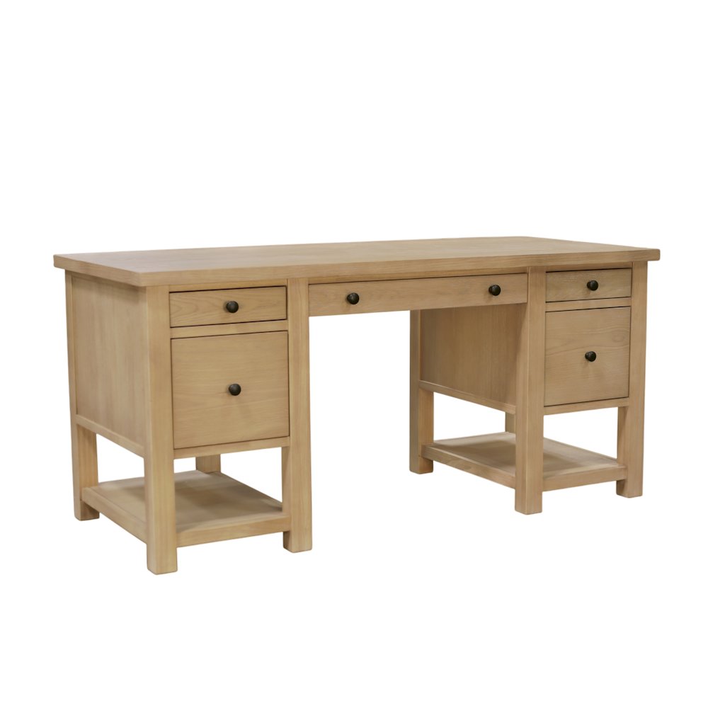 Emilia Desk in Natural Color. Picture 1