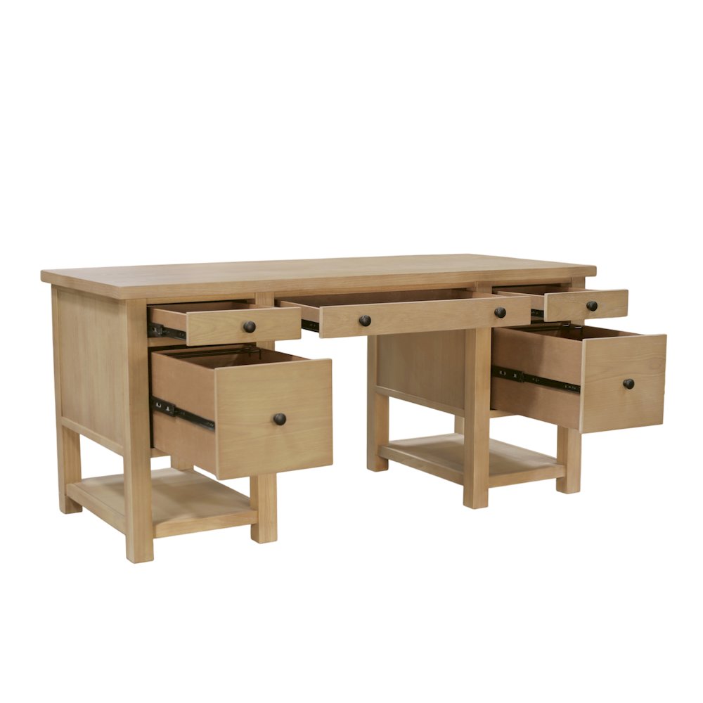 Emilia Desk in Natural Color. Picture 9