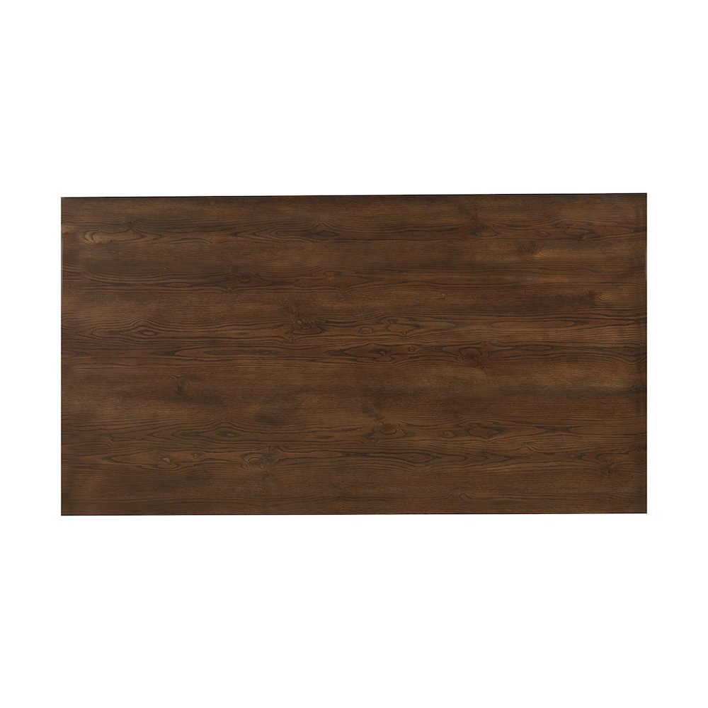 Arendal Trestle Rectangular Dining Table, Burnished Dark Oak. Picture 2