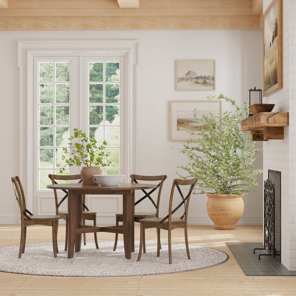 Arendal Round Table, Burnished Dark Oak. Picture 8