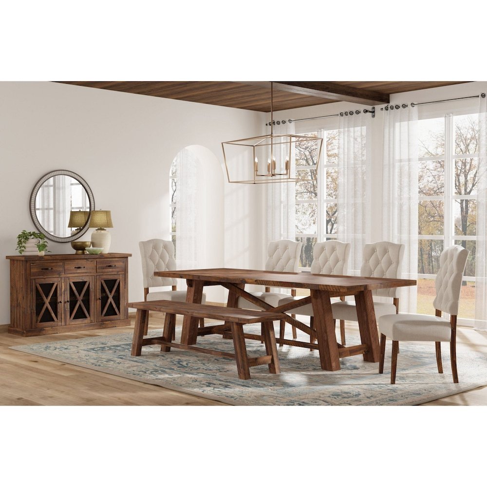 Newberry Sideboard, Medium Brown. Picture 4