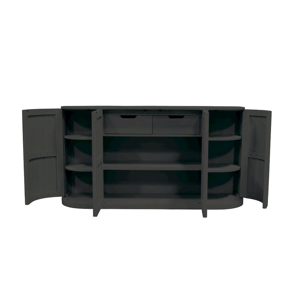 Reba Sideboard, Black. Picture 4