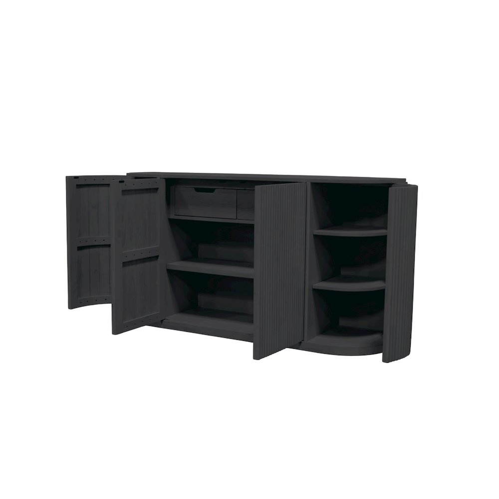 Reba Sideboard, Black. Picture 10