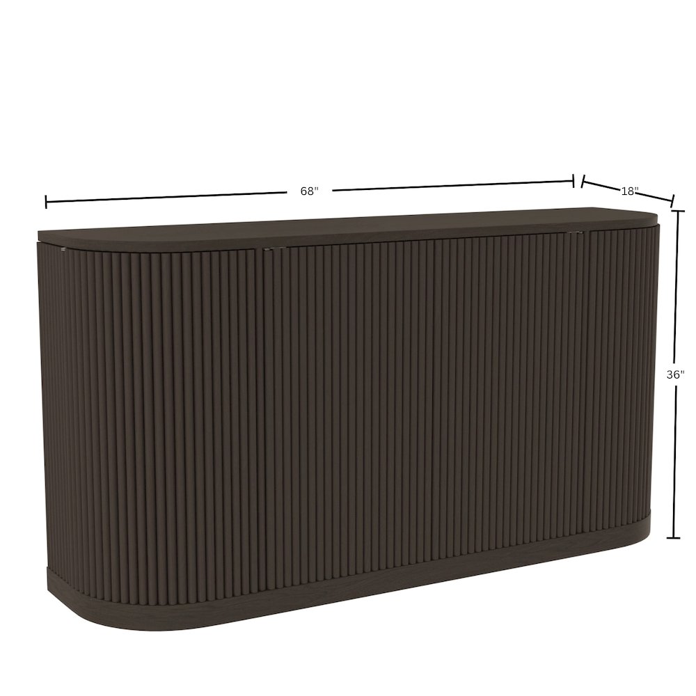Reba Sideboard, Black. Picture 1