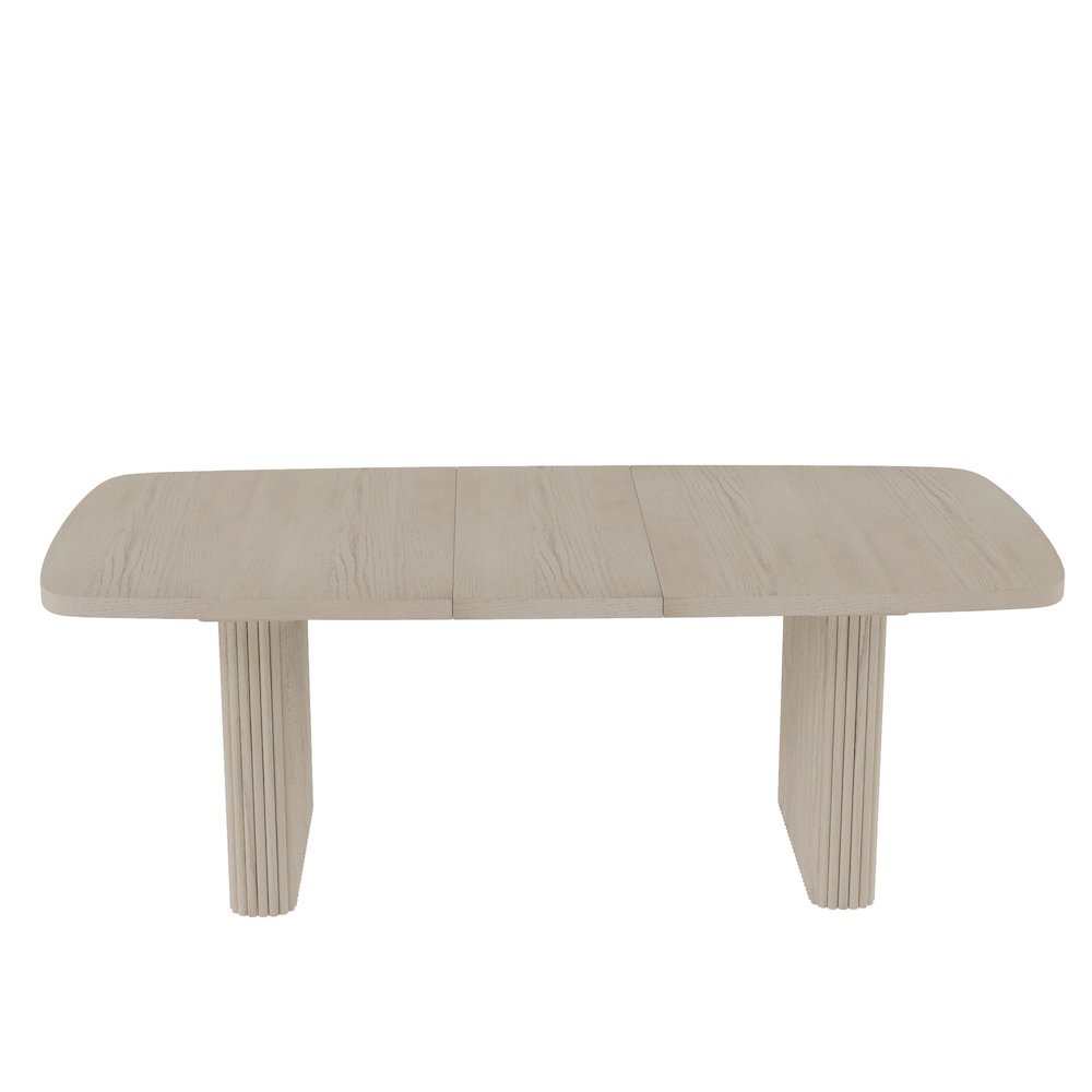 Reba Rectangular Dining Table, White Wash. Picture 4