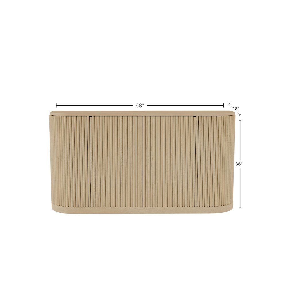 Reba Sideboard, White Wash. Picture 1