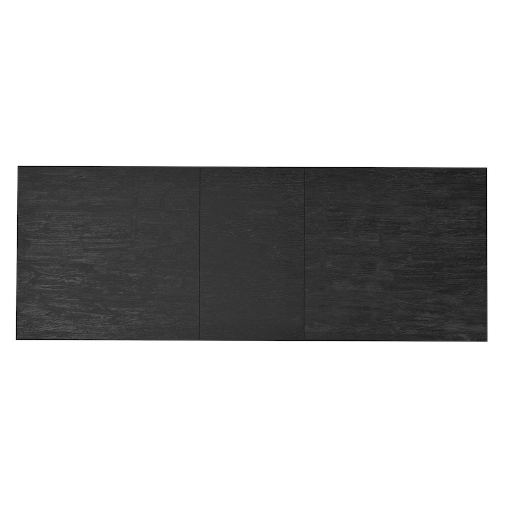 Carter Extension Dining Table, Black. Picture 5